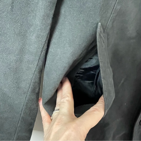 REI CO-OP Jacket Utility Button Up Lined Heavy Flannel Dark Gray sz 50 - Picture 5 of 14